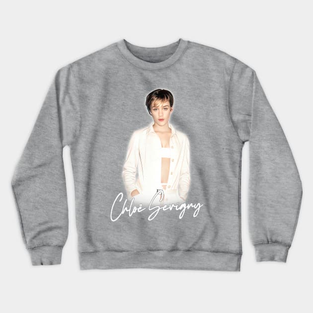 Chloë Sevigny ---  90s Style Aesthetic Design Crewneck Sweatshirt by DankFutura